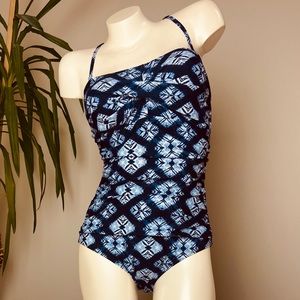 Island Pearls Blue & White Swimsuit